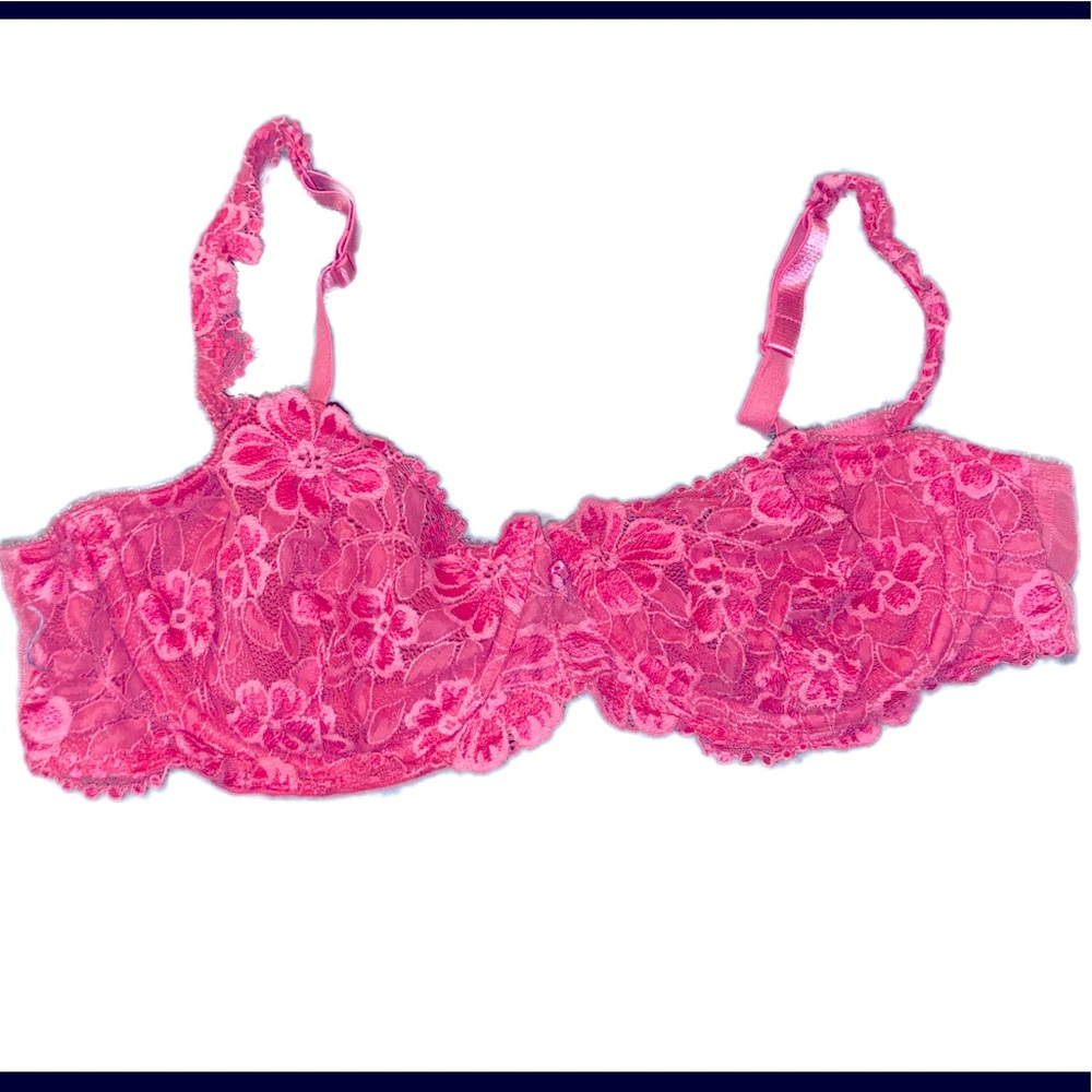 pink bralette